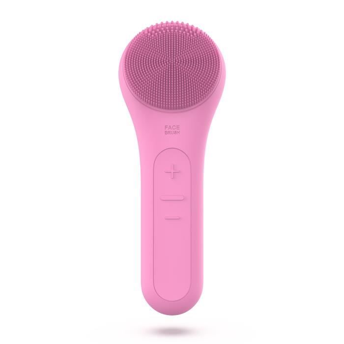 Nettoyant pour le visage en silicone Nettoyage étanche électrique - Exfoliant et massage bleu
