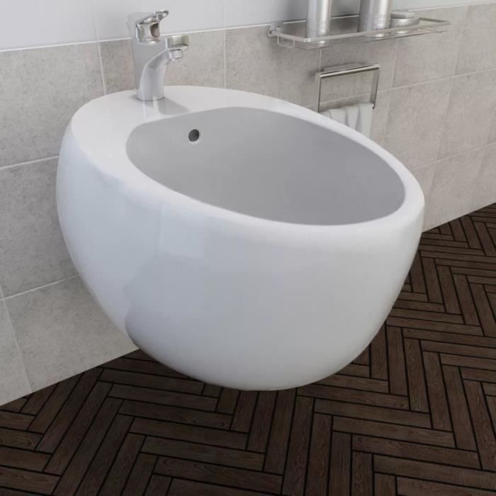 WIPES Bidet suspendu en céramique sanitaire blanc