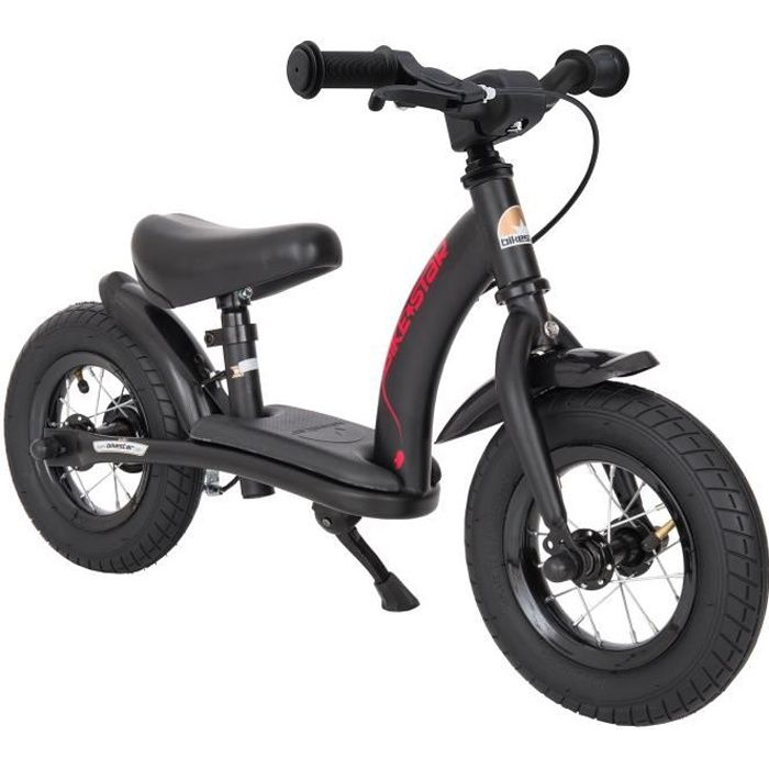 BIKESTAR - Draisienne - 10 pouces - pour enfants de 2-3 ans - Edition Classique - garçons et filles - Noir