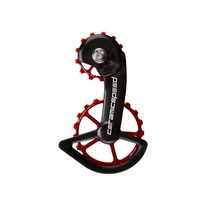 Chape CeramicSpeed OSPW coated Shimano 9100/r8000 - rouge