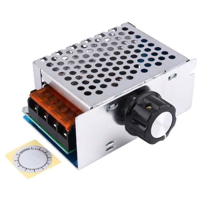 4000W 220V Moteur Régulateur Variateur Thermostat Contrôleur de Tension Vitesse