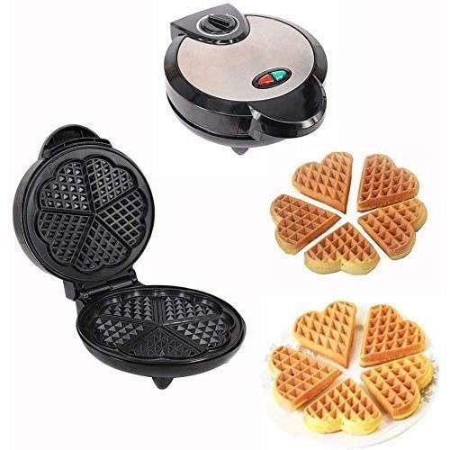 GAUFRIER GCE Machine eacutelectrique en Forme de Coeur de gaufrier de qualiteacute Alimentaire Revecirctement antiadheacutesif G1528