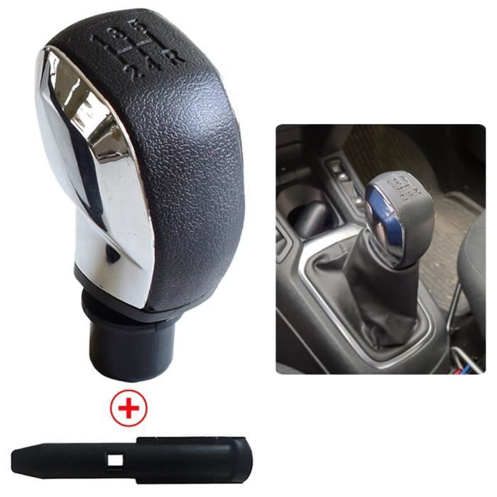 Pièces Auto,Couvercle de pommeau de levier de vitesse,pour citroën C1 C3 C4-PEUGEOT 106 107 205 206 207 306 307 308 - Type Chrome