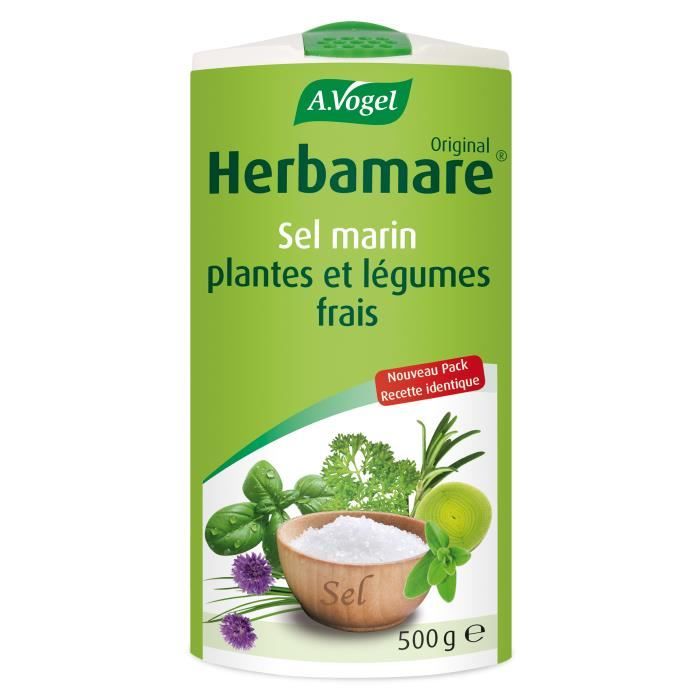 A.Vogel Herbamare Sel Marin Plantes et Légumes Frais Bio 500g