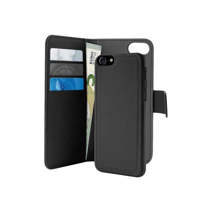 Folio iPhone 7/8 Noir Protection Folio iPhone 7/8