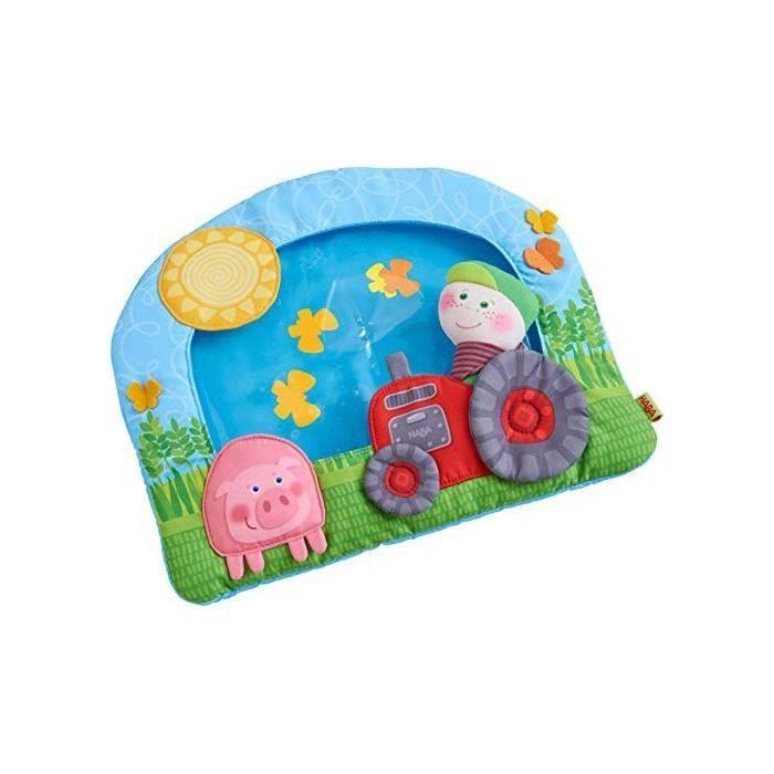 HABA 305222 - Tapis de Jeu à Eau avec éléments de Jeu Polyvalents pour stimuler la Perception et la motricité, Jouet pour bébé à par