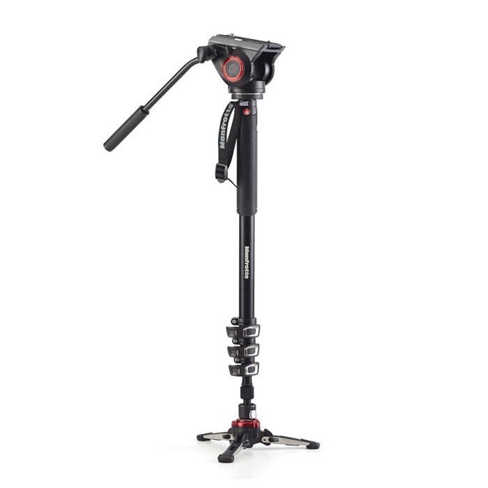 MANFROTTO - MVMXPRO500 - Monopode Vidéo MVMXPRO500 avec rotule vidéo MVH500AH - Noir