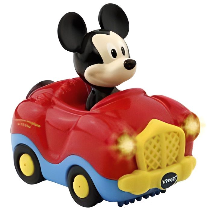 VTech Tut Tut Bolides - Le cabriolet magique de Mickey - Disney - Voiture interactive Rouge
