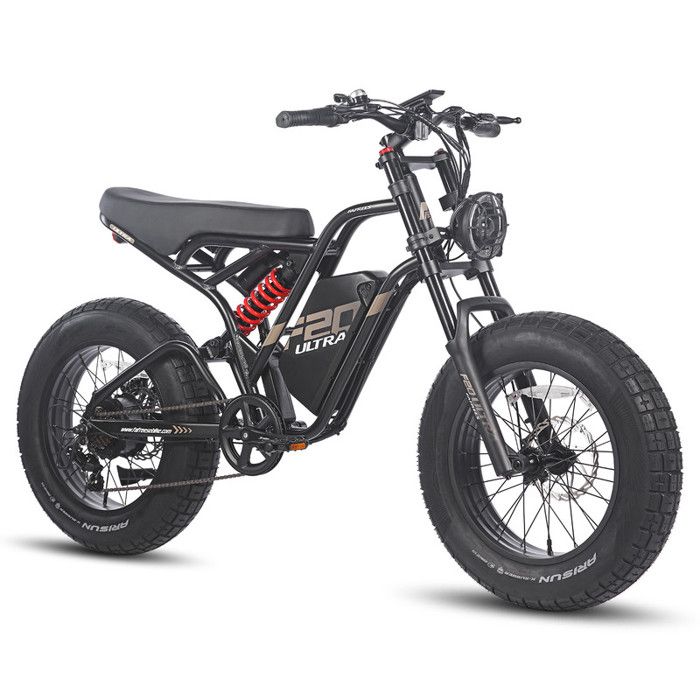 Fafrees F20 Ultra Vélo électrique - Cadre M - SHIMANO 7S - Roue en aluminium 20 - noir et rouge - 750 W