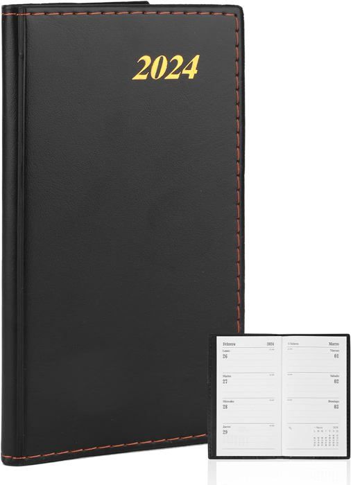 Agenda De Poche 2026 Semainier, Format A6 18 X 9,8 Cm, Petit