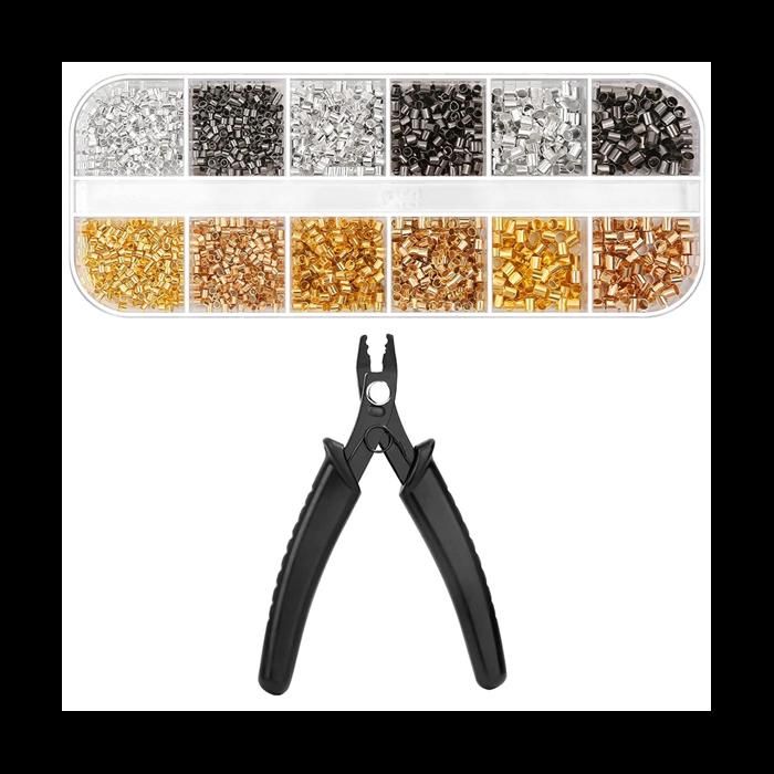 Environ 1591Pcs Accessoires De Fabrication De Bijoux, 12 Modèles Perles