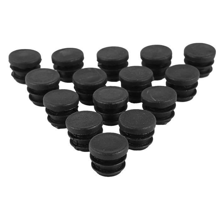 Lot De 100 Bouchons En Silicone Noir - 10 Tailles (4 à 10 Mm) - Pour Boucher Trous, Protection, étanchéité