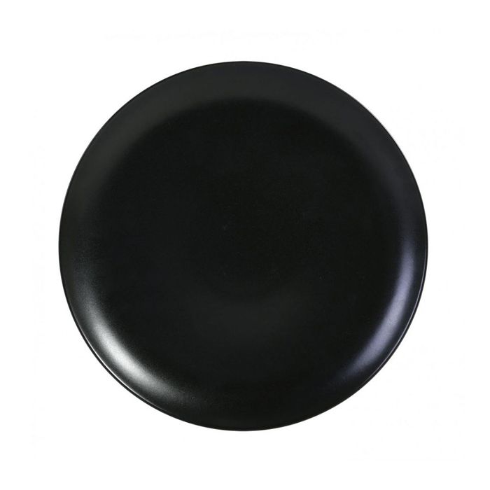 Série Flora 12 Assiettes Plates Marbre Gris en Porcelaine, Grandes Série Flora 12 Assiettes Plates Marbre Gris en Porcelaine, Grandes