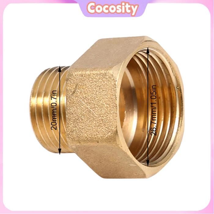 Adaptateur Réducteur En Laiton BSP - Femelle Vers Mâle, Tailles 1/8" à 1" - Pour Raccordement Hydraulique