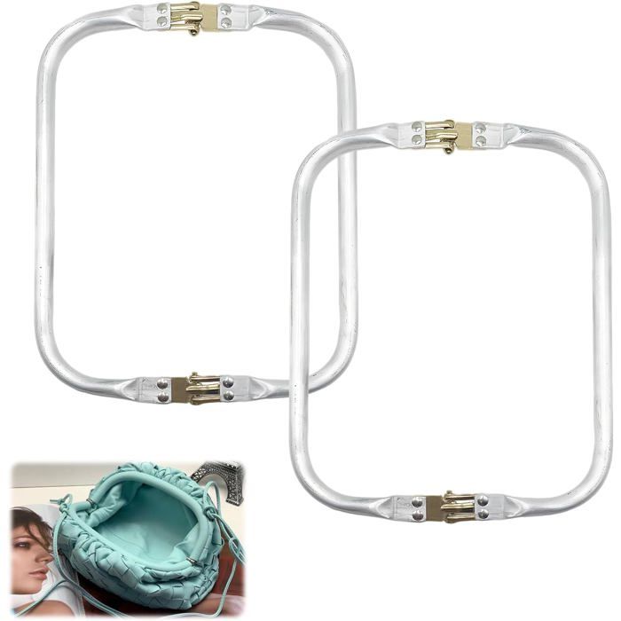 Zasvec Lot De 20 Cadres Flexibles Métalliques Clic-Clac Pour Sacs – Fermoirs Kiss 8.5 à 12 Cm – Idéal Bricolage Couture