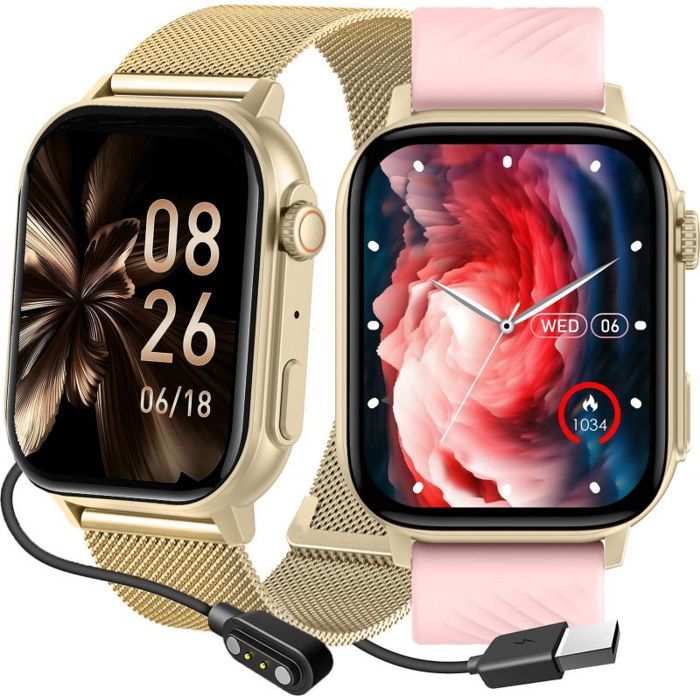 Montre bluetooth - montre connectee - montre intelligente Gravity Montre connectée GT15-7 GD/GD/PK