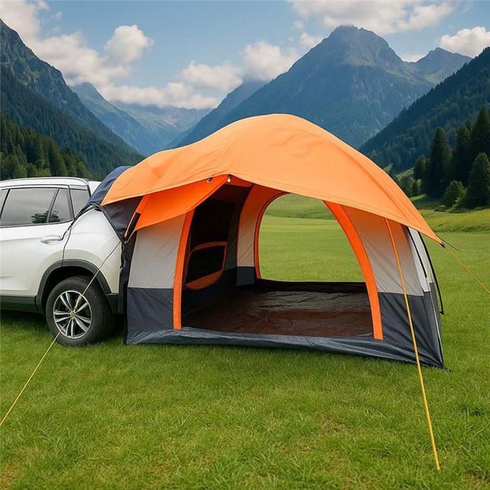 zelt auf stützen Heckzelt Universal für Bus, Van & SUV Wetterfestes Spannsystem Toldoro 3-Fach Lightweight backcountry tarp Step 1 - Frame Material:Titanium