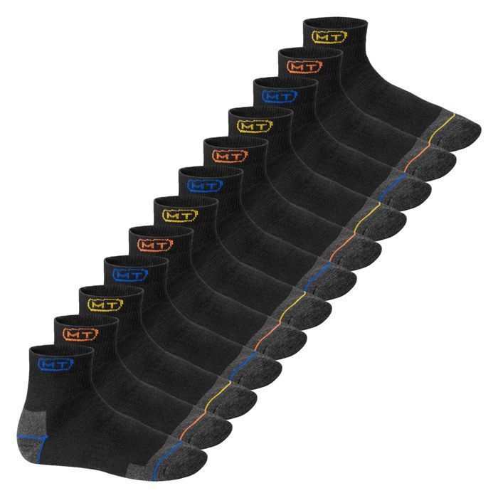 Chaussettes de travail et de loisirs - MT - Chaussettes robustes à tige courte - (12 paires) - Mix