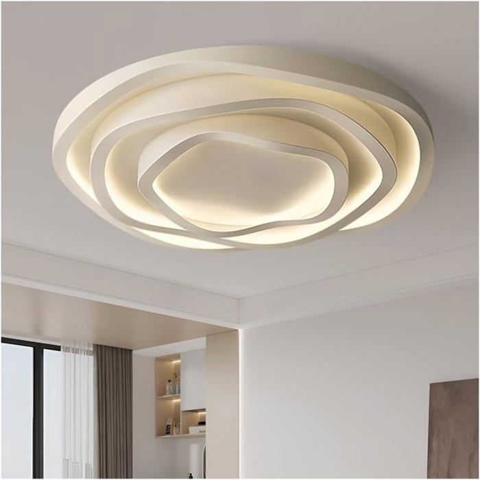Plafonnier Moderne Luminaire de Plafond à intensité variable avec télécommande pour salon chambre bureau couloir cuisine Ø50CM