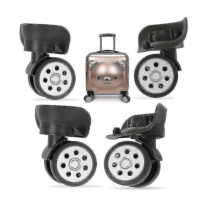 Lot 4 roulettes valise – Pivotantes universelles – Rechange – Accessoire standard – Silencieuses – Résistantes