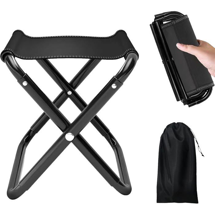 Mini Tabouret De Camping Pliable Tabouret Camping Pliable Leger 31X30X30Cm Tabouret De Pêche Portable Mini Cha Pliante A[CH318]