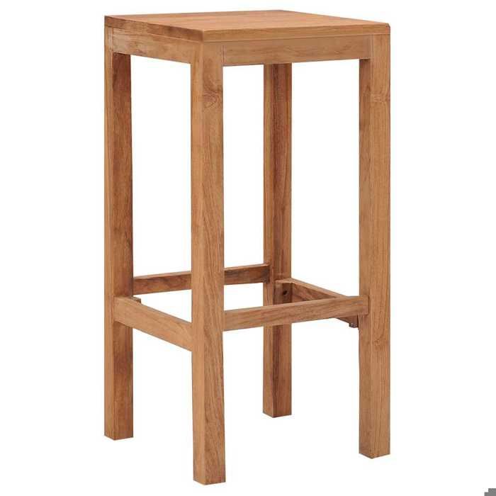 NEW Tabouret de Cuisine - vidaXL - Tabourets de bar lot de 4 bois de teck massif{35x35x75 cm} 130222