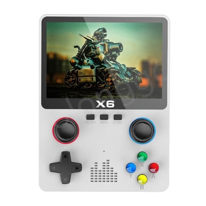 Console De Jeux Portable Enfants - Écran IPS 3.5" HD, 11 Émulateurs, 64Go, Manettes 3D