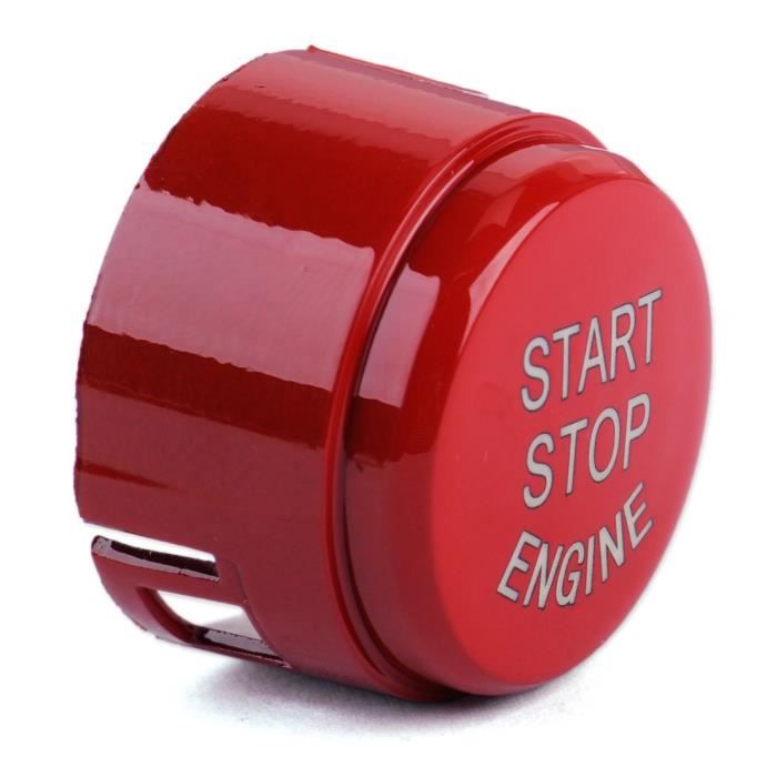 Rouge Start Stop Moteur Bouton Poussoir Remplacer Couvercle - Cdiscount  Bricolage