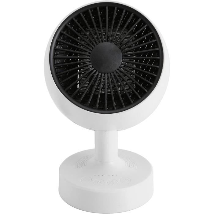 Radiateur Soufflant Portable Voltman - 2000W - Blanc - 2 Puissances + Ventilation