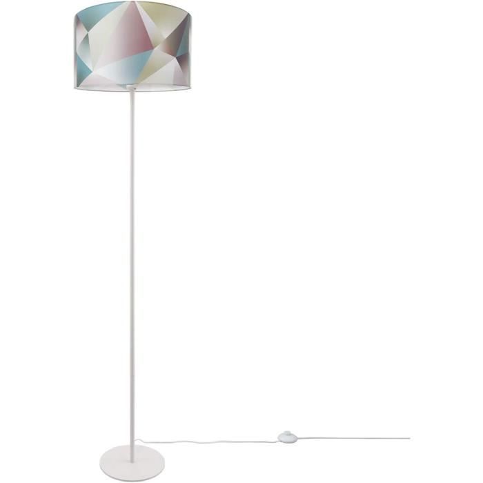 Abat-jour Rond Creux Blanc Et Or – Pour Lampe E27, Design Perforé Moderne | Décoration Salon, Chambre, Bureau