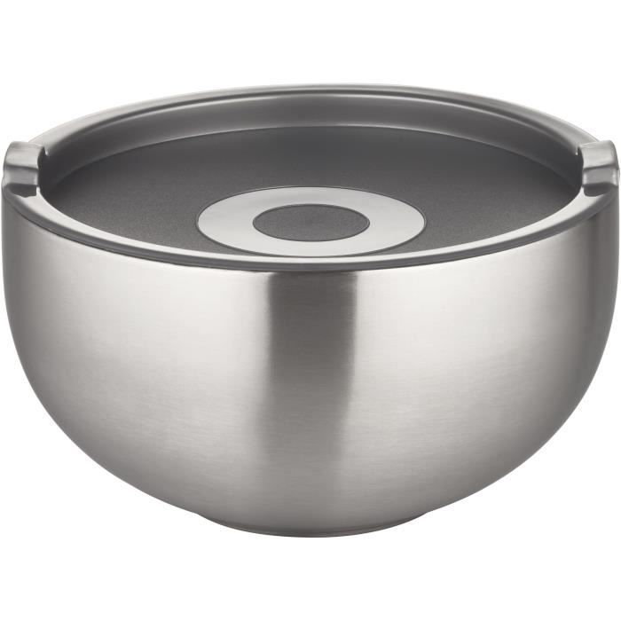 Bac Inox Alimentaire BMOT 5 Pièces Set Bol Mélangeur De Saladiers En Acier Inoxydable Saladier Rond Saladier Cul De Poule Patisserie