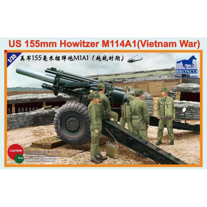 Maquette Militaire 1-35 US 155mm Howitzer M114A1 (guerre du Vietnam)  CB35102 - Cdiscount Jeux - Jouets