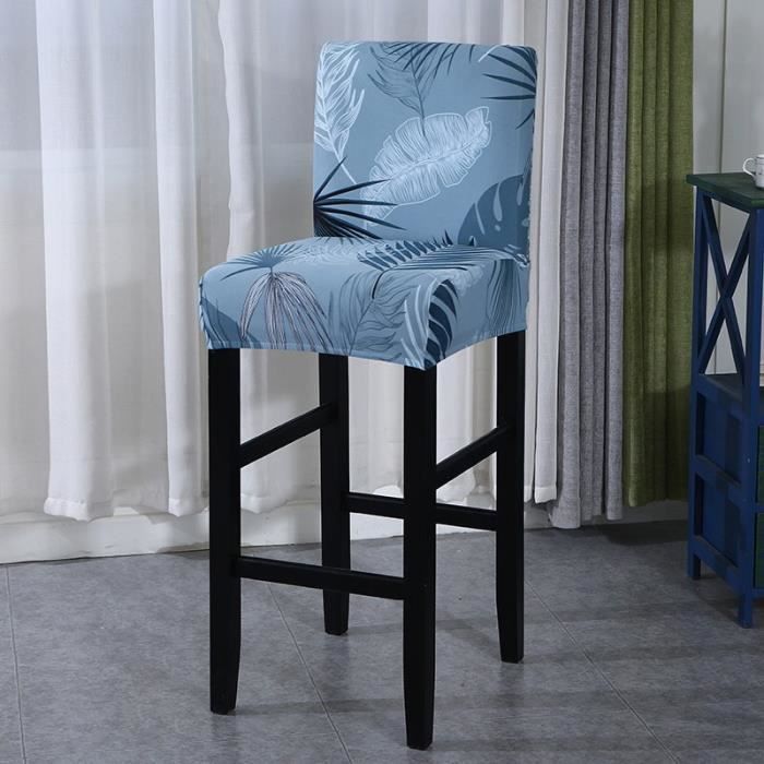 Willkey Housse De Tabouret De Bar Avec Dossier Épaisse En Velours