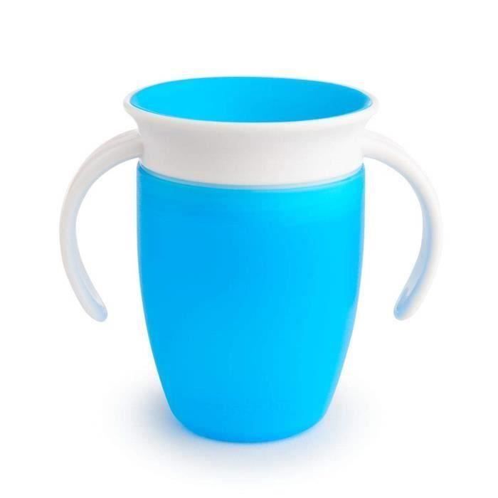 Tasse D Apprentissage Pour Bebe Tasse Anti Fuite Avec Double Poignees Tasse A Boisson D Allaitement 360 Degres Bleu 7 Ml Cdiscount Puericulture Eveil Bebe
