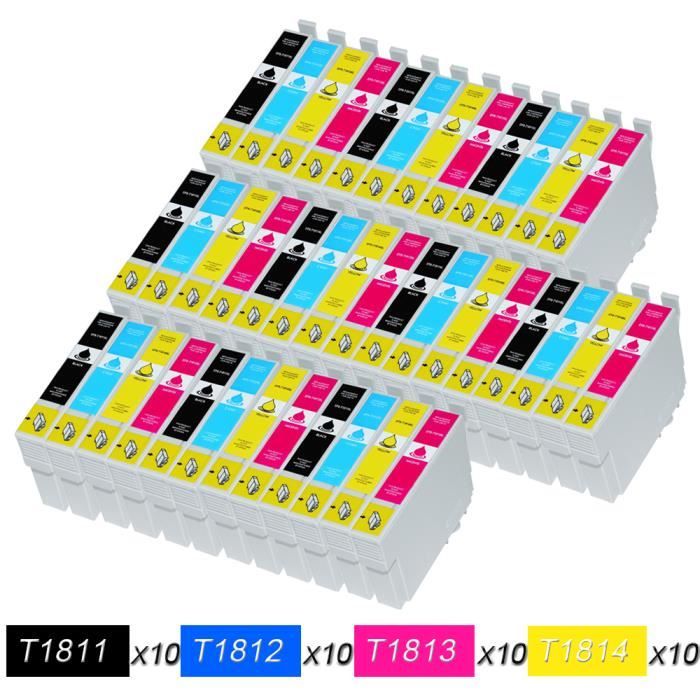 Cartouches D'encre Compatibles Pour Epson XP-312/XP312 – Lot De 12 – Non OEM, Neuves
