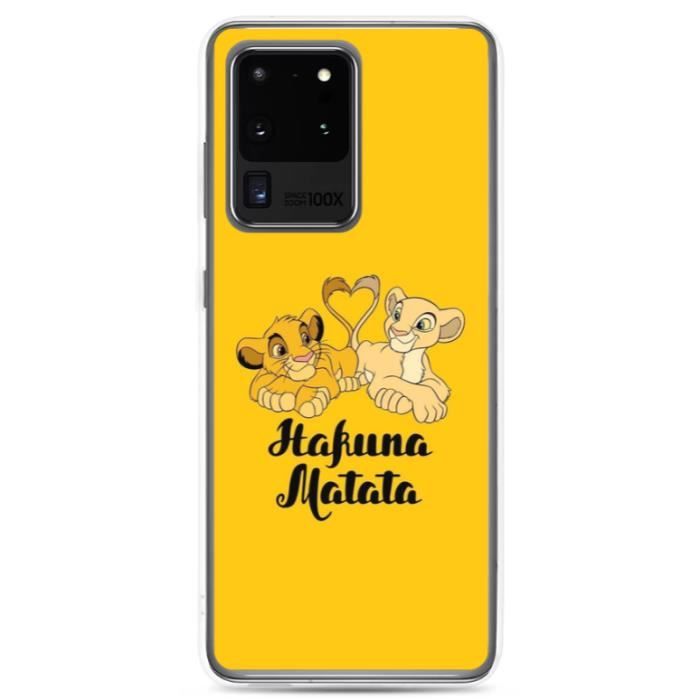 Coque Samsung S20 ULTRA - Le Roi Lion - Hakuna Mat