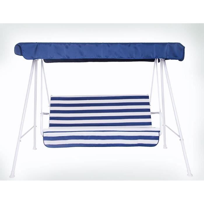Set Coussins + Toit De Remplacement Pour Balancelle 3 Places