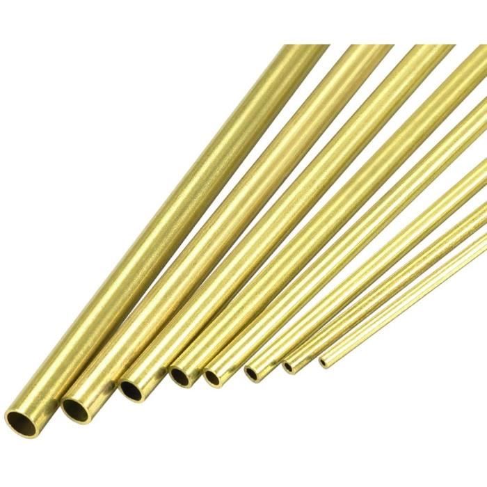 Laiton tube 2mm 2.5mm 3mm 3.5mm 4mm 4.5mm 5mm 5.5mm od x 0.5mm mur