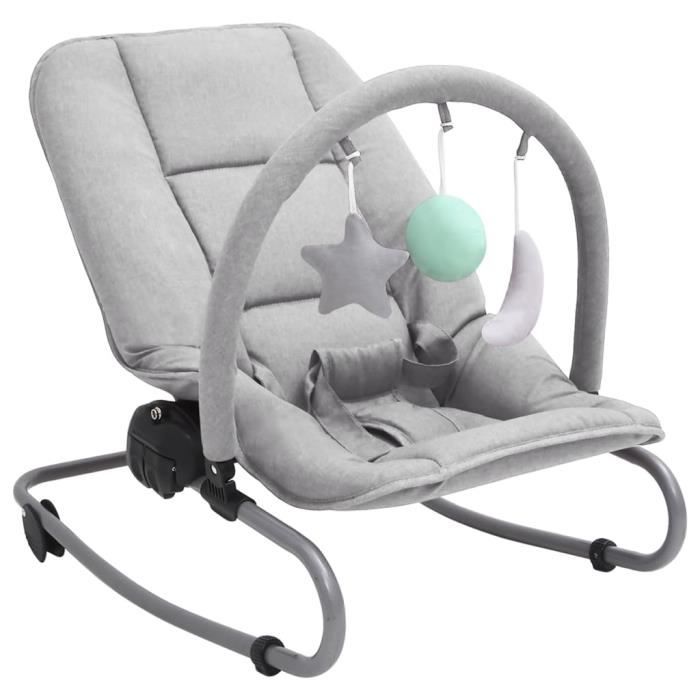 Best Seller Luxusmode Transat Pour Bebe Gris Clair Acier Magnifique Moderne Design New Cdiscount Puericulture Eveil Bebe