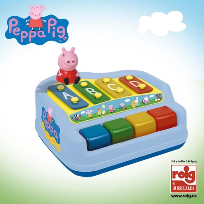 PEPPA PIG Piano, Xylophone 4 Notes Cdiscount Jeux Jouets