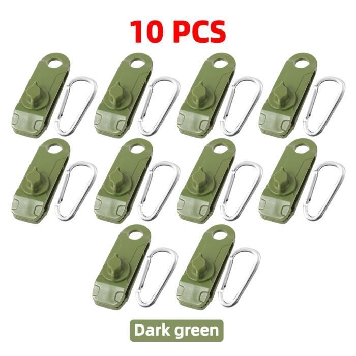 12Pcs Pince à Pince Pour Bache, Ensemble De Pinces à Bache Résistantes Pince Pour Auvent Instantané Pour Tentes Tarp Caravan Garden Shade Housse De, Noir (12