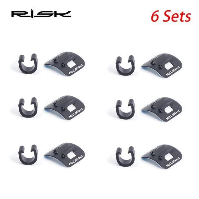 Lot De 10 Clips Câble Frein VTT Alliage Aluminium - Fixation Cadre & Fourche - Pour VTT, Route, Vélos Enfants - Multi-Couleurs