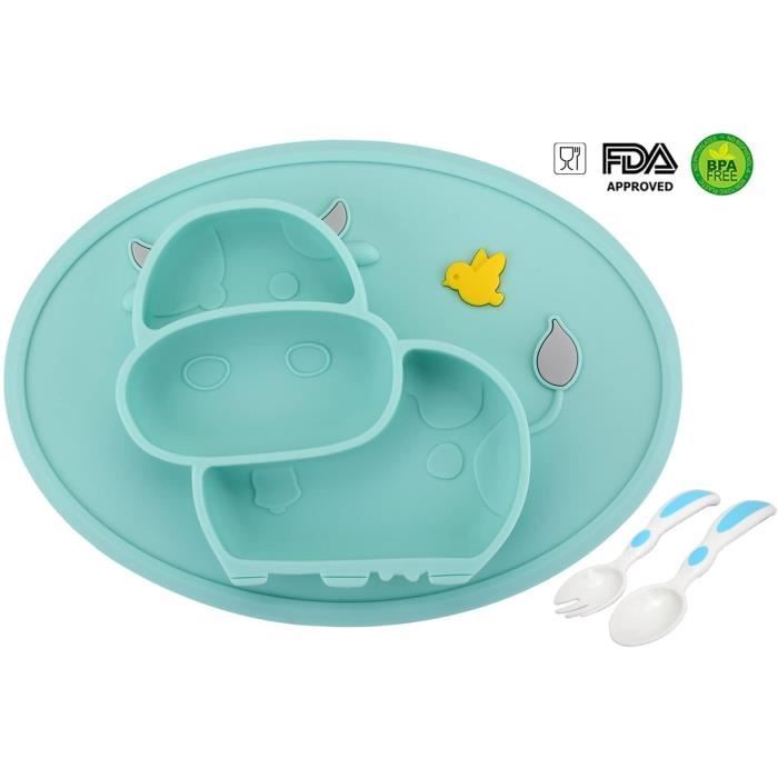 NICINGU Assiettes Pour Tout-petits, Assiette Ventouse En Silicone Pour Bébé,  Fournitures De Sevrage LED Pour Bébé, Convient À La Plupart Des Chaises  Hautes, Assiette Sans BPA Pour Lave-vaisselle Au Micro-ondes - Temu