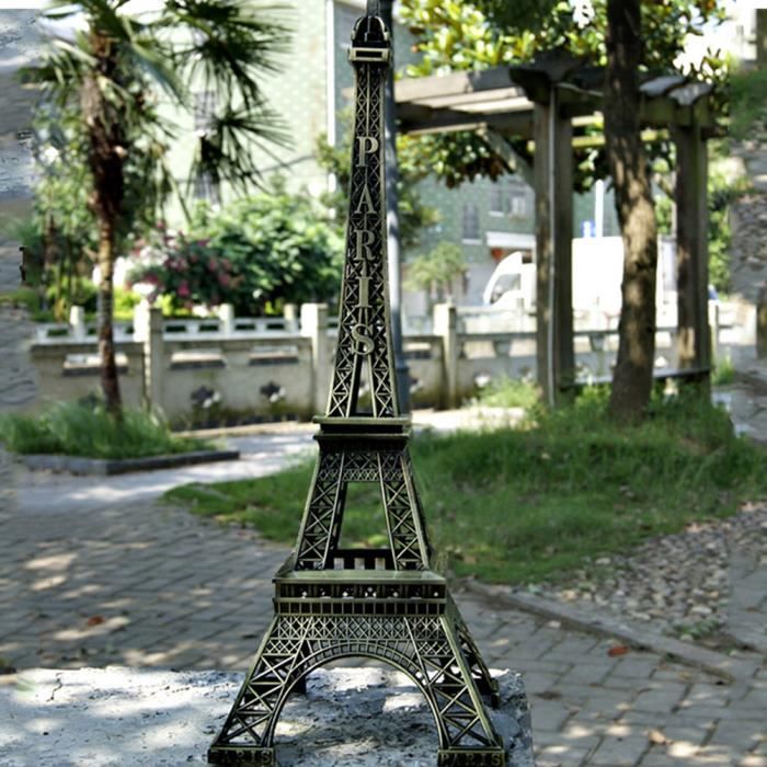 VIANAYA Llavero Paris Torre Eiffel De Metal Y Con Letra Del Alfabeto – Modelo Letra T – Altura De Letra 4,5 Cm – Altura Total 8,5 Cm