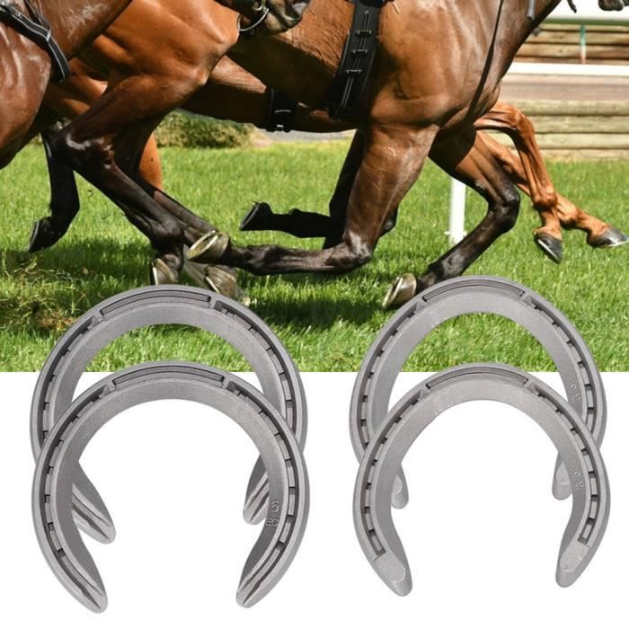 ZJCHAO accessoire d'équitation 4pcs kit de fer à cheval en alliage  d'aluminium accessoires d'équipement d'outil d'équitation - Cdiscount Au  quotidien