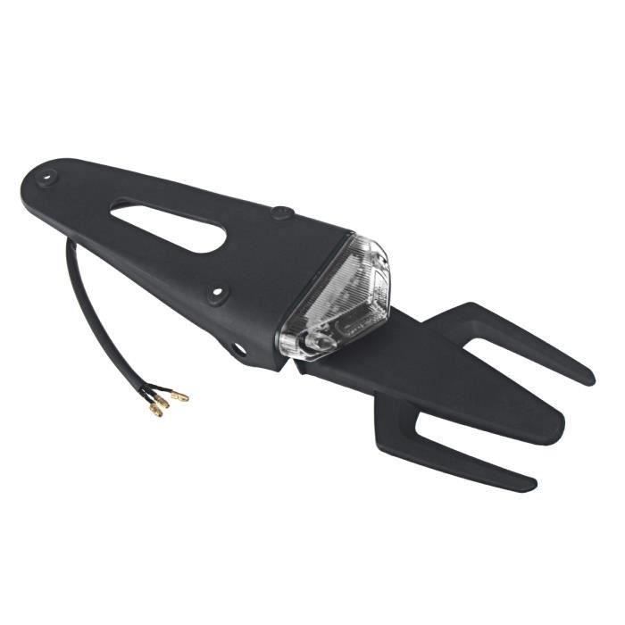 Feu Triangle LED 6 Diodes Pour Garde-boue Arrière Enduro/dirt/moto Cross - Neuf, Pour Plaque D'immatriculation
