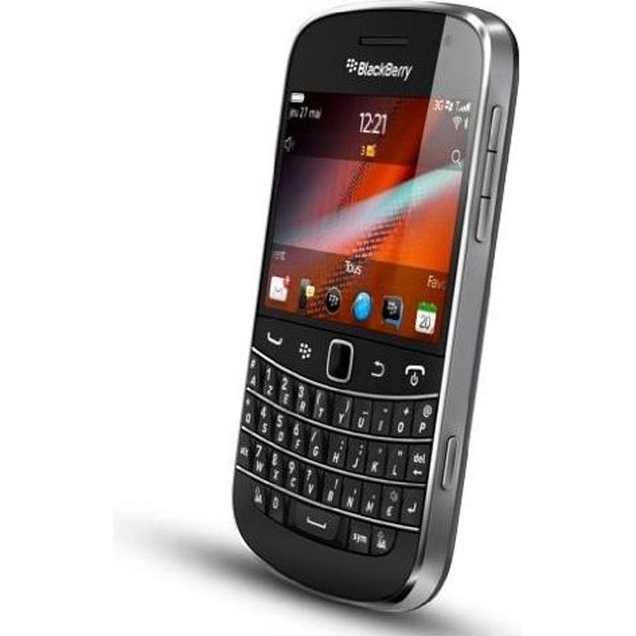 Smartphone Blackberry Bold 9900 - Tout Opérateur - Clavier Azerty - Écran Tactile - 8 Go - Noir