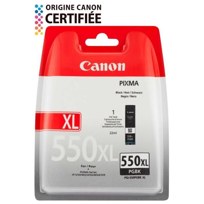 Canon PGi 550XL BK - vue 3