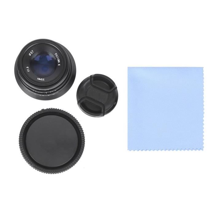 Objectif Caméra Sécurité 8MP Focale Fixe 6mm F1.0 - Grand Angle 104° - Compatible CCTV - Monture Universelle - Matériau ABS