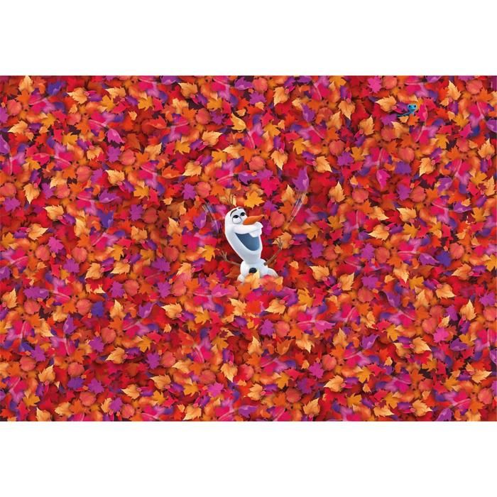 Puzzle - CLEMENTONI - Impossible La Reine des Neiges - 1000 pièces - 70 x 50 cm - Poster inclus